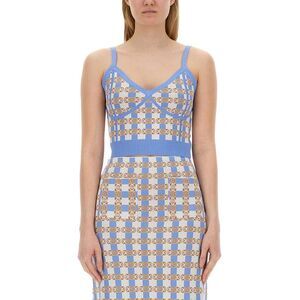 BAUM UND PFERDGARTEN Women's Knit Tank Top Women AZURE T-Shirts & Tops